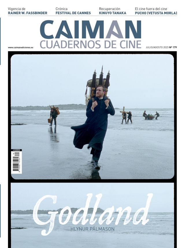 CAIMAN CUADERNOS DE CINE magazine side cover Issue 179  July/August 2023