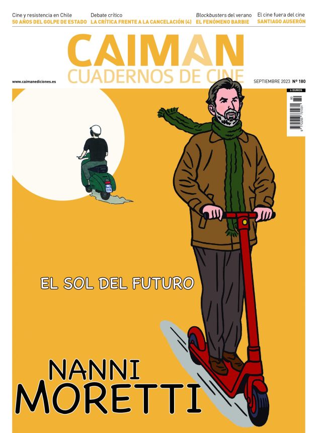CAIMAN CUADERNOS DE CINE magazine side cover Issue 180  September 2023