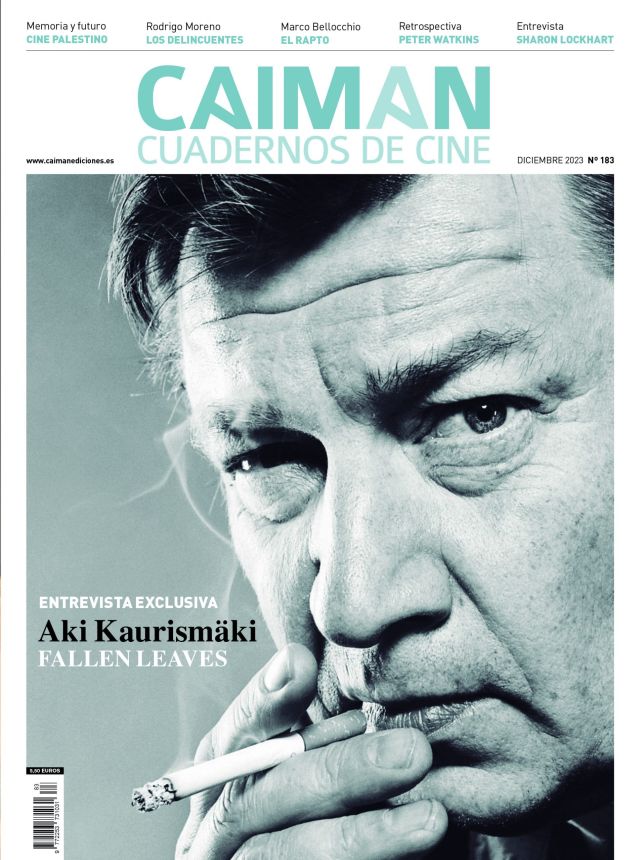 CAIMAN CUADERNOS DE CINE magazine side cover Issue 183  December 2023