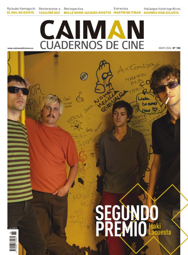 CAIMAN CUADERNOS DE CINE magazine side cover Issue 188  May 2024
