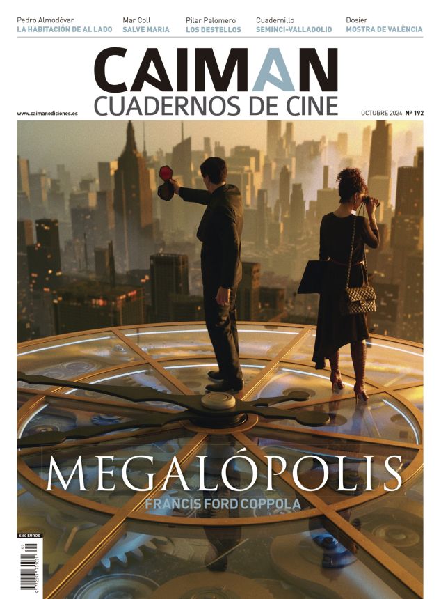 CAIMAN CUADERNOS DE CINE magazine side cover Issue 192  October 2024