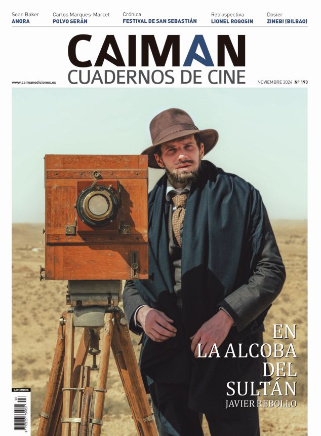 CAIMAN CUADERNOS DE CINE magazine side cover Issue 193  November 2024