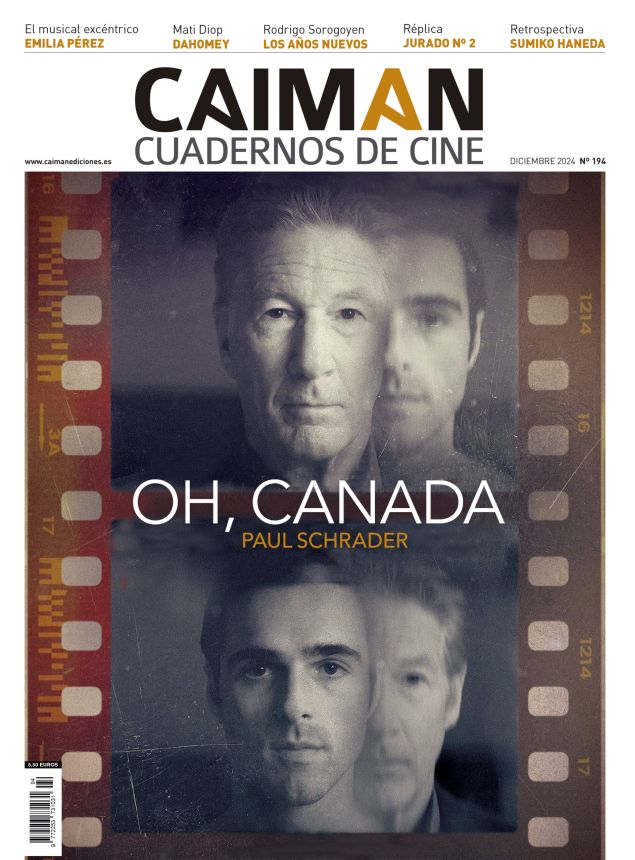 CAIMAN CUADERNOS DE CINE magazine side cover Issue 194  December 2024