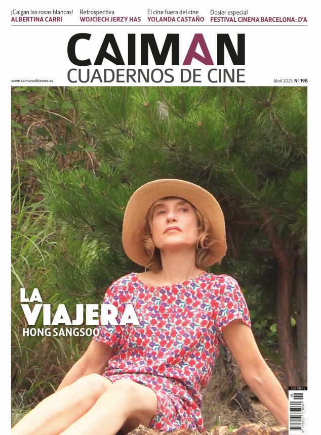 CAIMAN CUADERNOS DE CINE magazine side cover Issue 198  April 2025