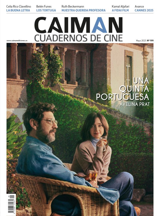 CAIMAN CUADERNOS DE CINE magazine side cover Issue 199  May 2025