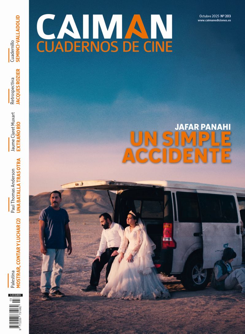 CAIMAN CUADERNOS DE CINE magazine side cover Issue 203  October 2025