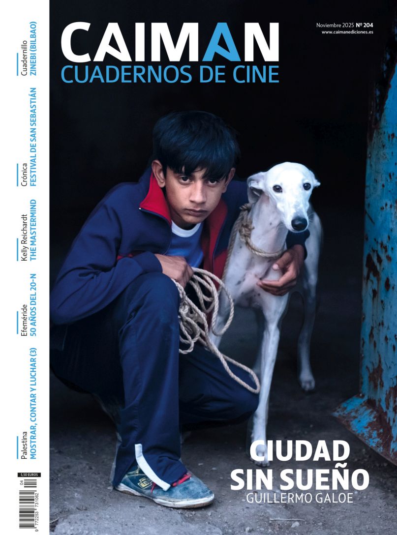 CAIMAN CUADERNOS DE CINE magazine side cover Issue 204  November 2025