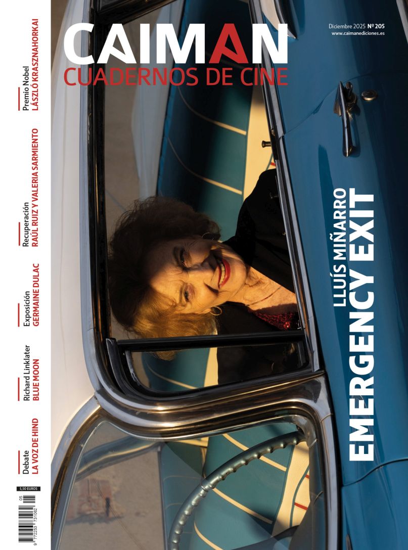CAIMAN CUADERNOS DE CINE magazine side cover Issue 205  December 2025
