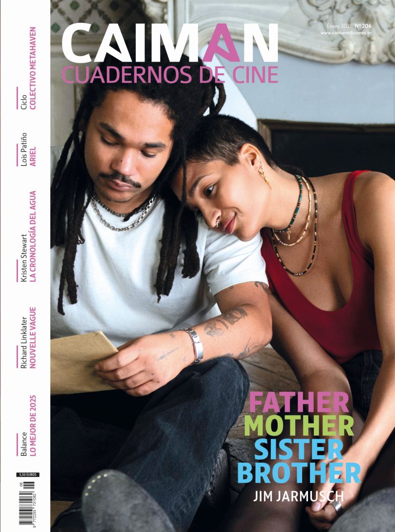 CAIMAN CUADERNOS DE CINE magazine side cover Issue 206  January 2026