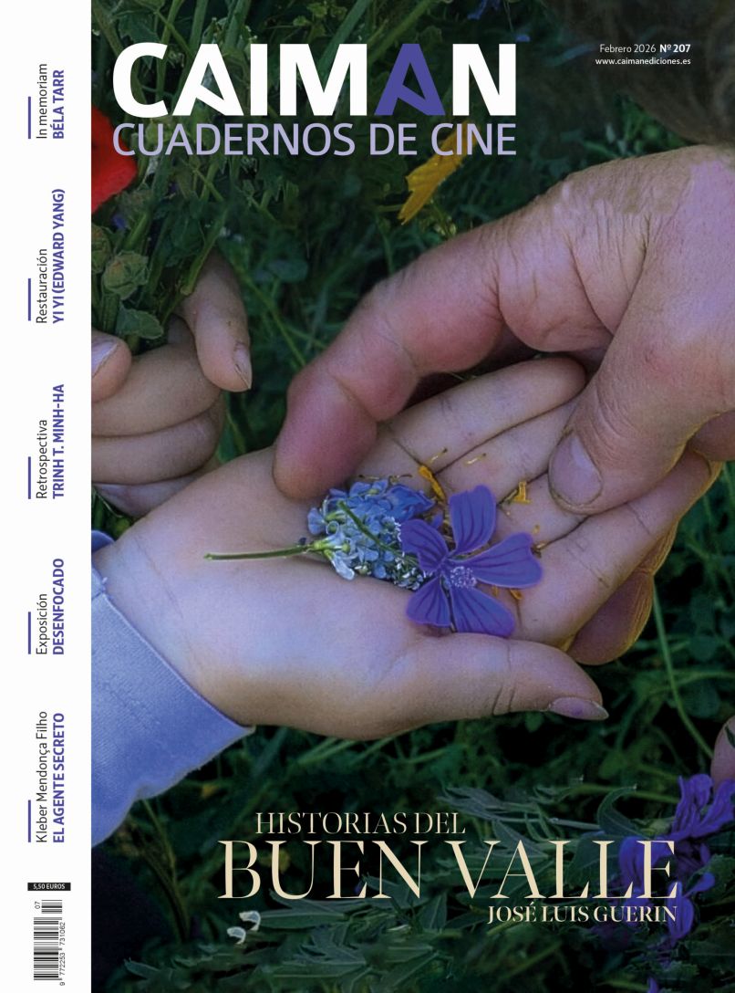 CAIMAN CUADERNOS DE CINE magazine side cover Issue 207  February 2026