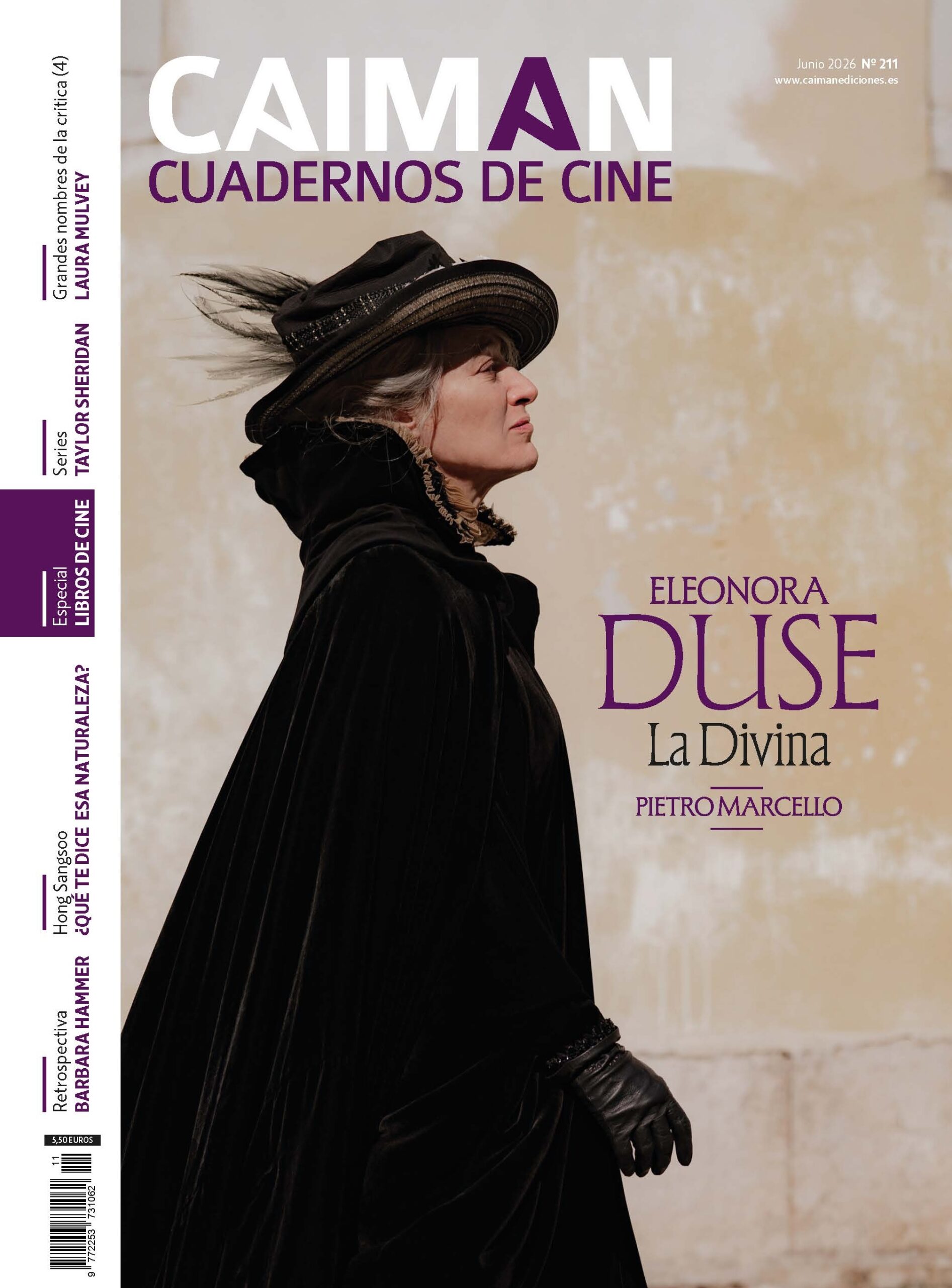CAIMAN CUADERNOS DE CINE magazine cover Issue 211  June 2026