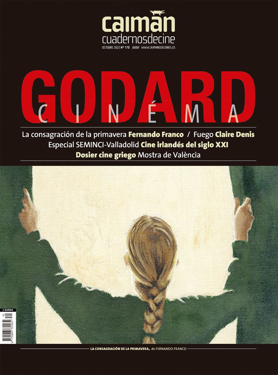 CAIMAN CUADERNOS DE CINE magazine side cover Issue 170  October 2022