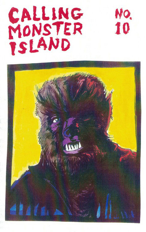 CALLING MONSTER ISLAND magazine side cover Issue 10 July 2007