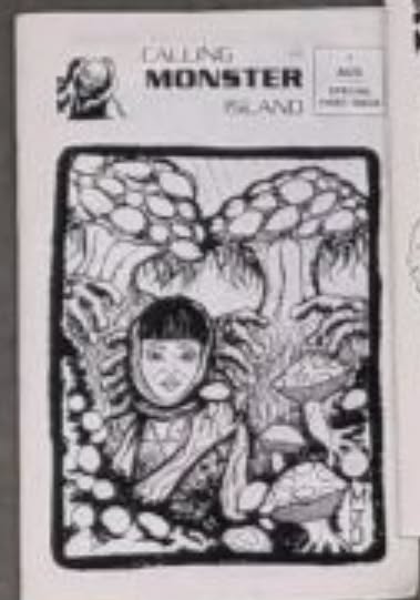CALLING MONSTER ISLAND magazine side cover Issue 1   