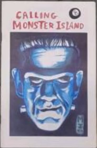 CALLING MONSTER ISLAND magazine side cover Issue 8   
