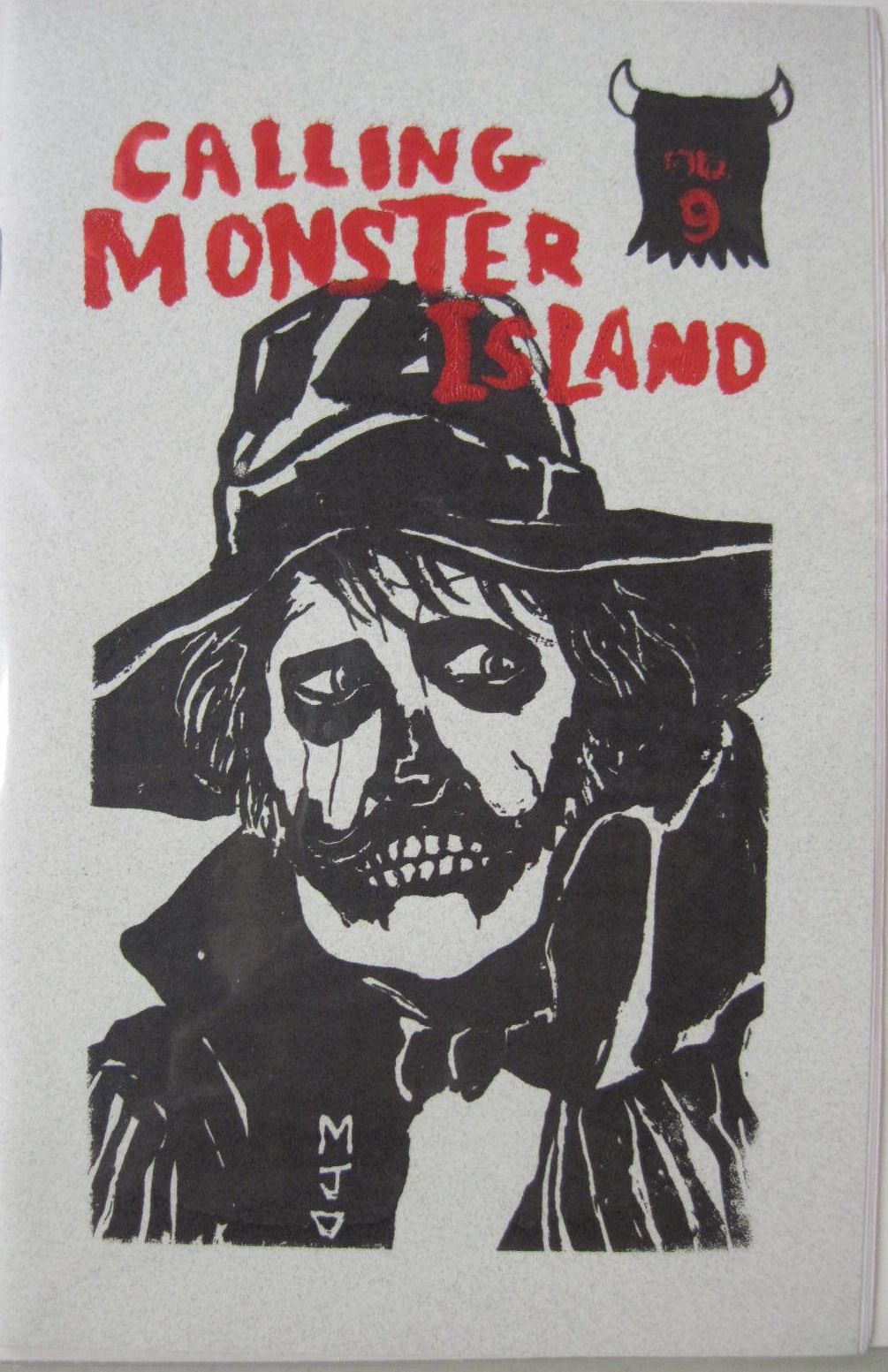 CALLING MONSTER ISLAND magazine side cover Issue 9 July 2006