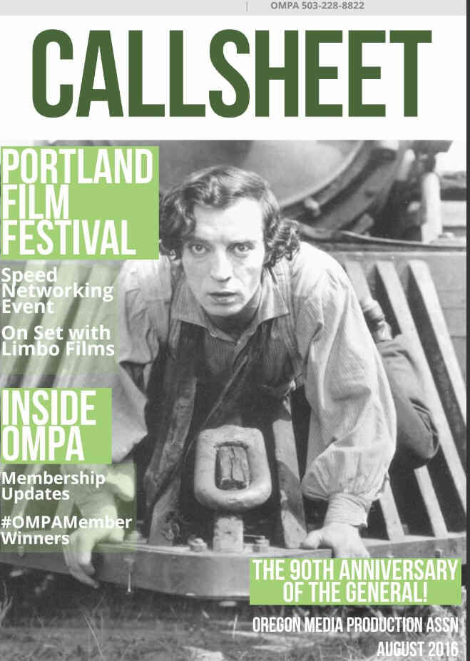 O.M.P.A. CALLSHEET magazine side cover August 2016