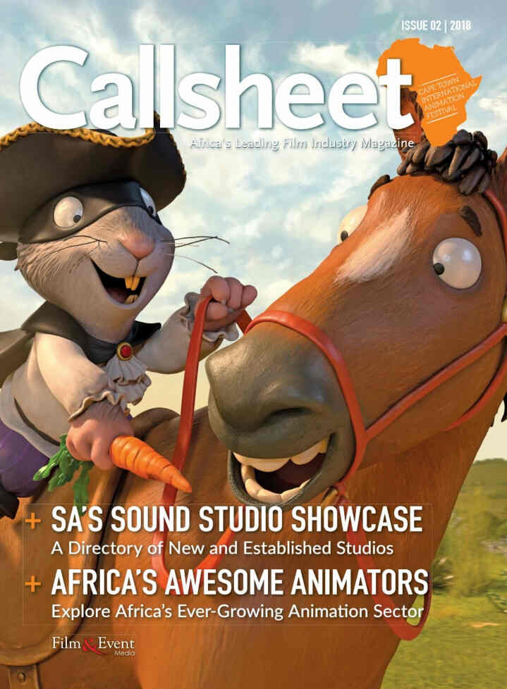 CALLSHEET magazine side cover  February 2018