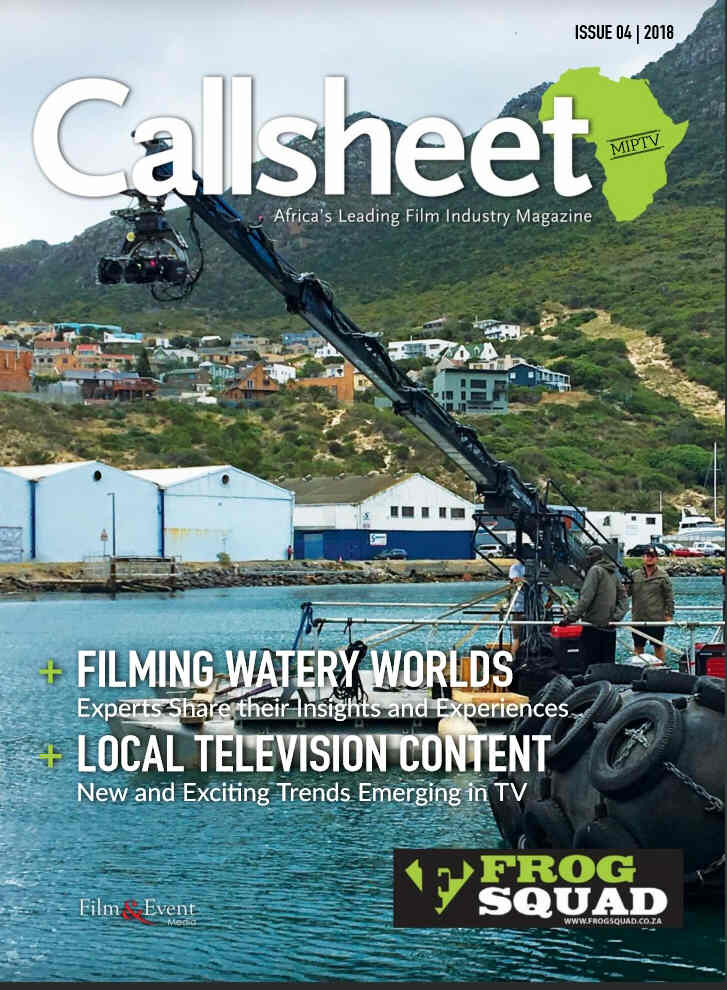 CALLSHEET magazine side cover  April 2018
