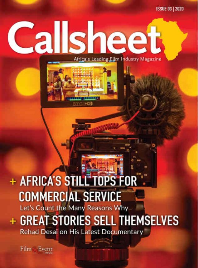 CALLSHEET magazine side cover Issue 3   2020