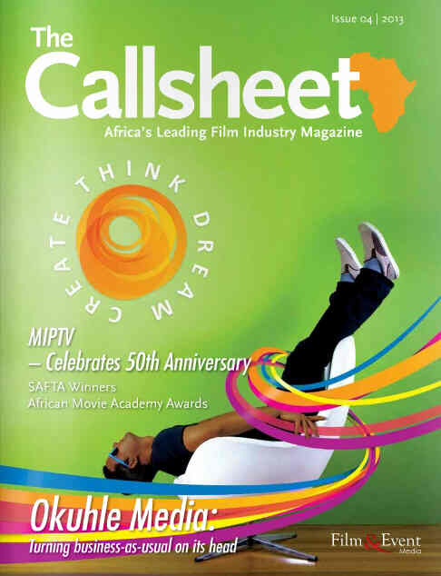 CALLSHEET magazine side cover Issue 4  2013