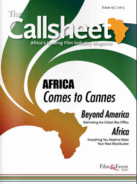 CALLSHEET magazine side cover Issue 5  2013