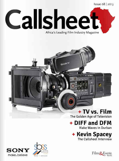 CALLSHEET magazine side cover Issue 8  2013