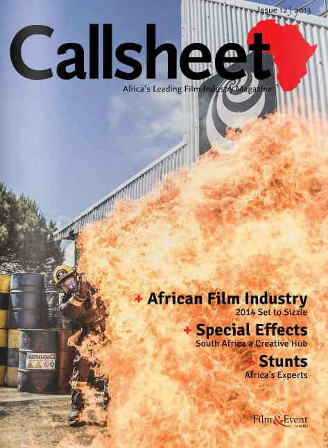 CALLSHEET magazine side cover Issue 12  2013