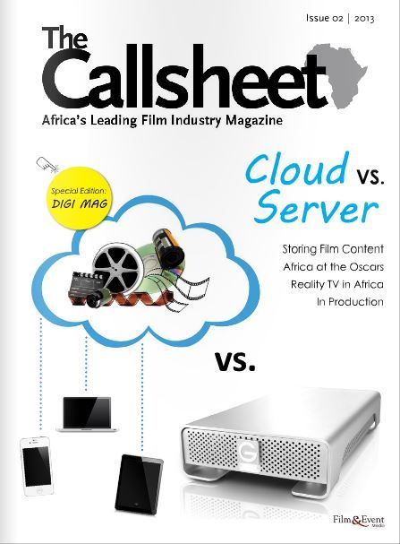 CALLSHEET magazine side cover Issue 2  2013