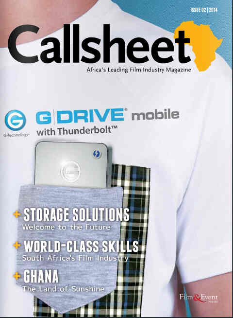 CALLSHEET magazine side cover Issue 2  2014