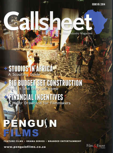 CALLSHEET magazine side cover Issue 5  2014
