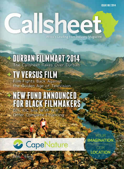CALLSHEET magazine side cover Issue 8  2014