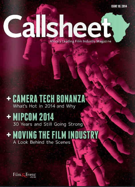CALLSHEET magazine side cover Issue 10  2014
