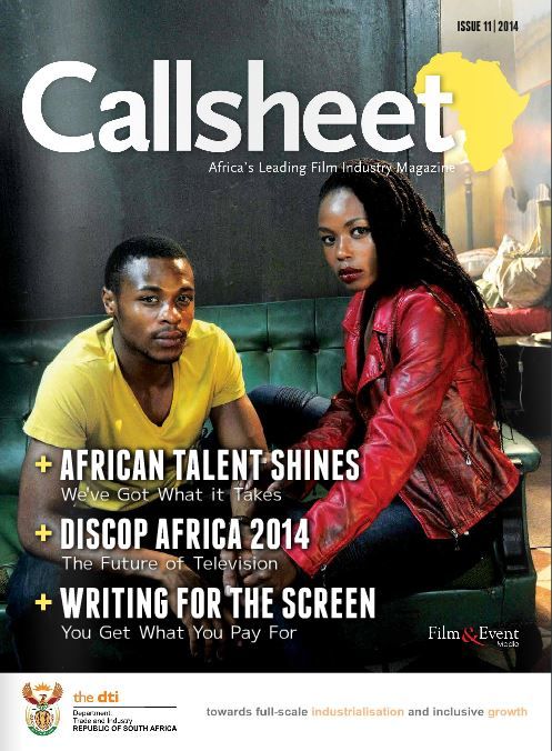 CALLSHEET magazine side cover Issue 11  2014
