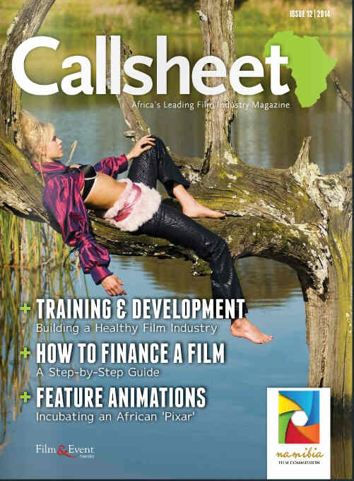 CALLSHEET magazine side cover Issue 12  2014