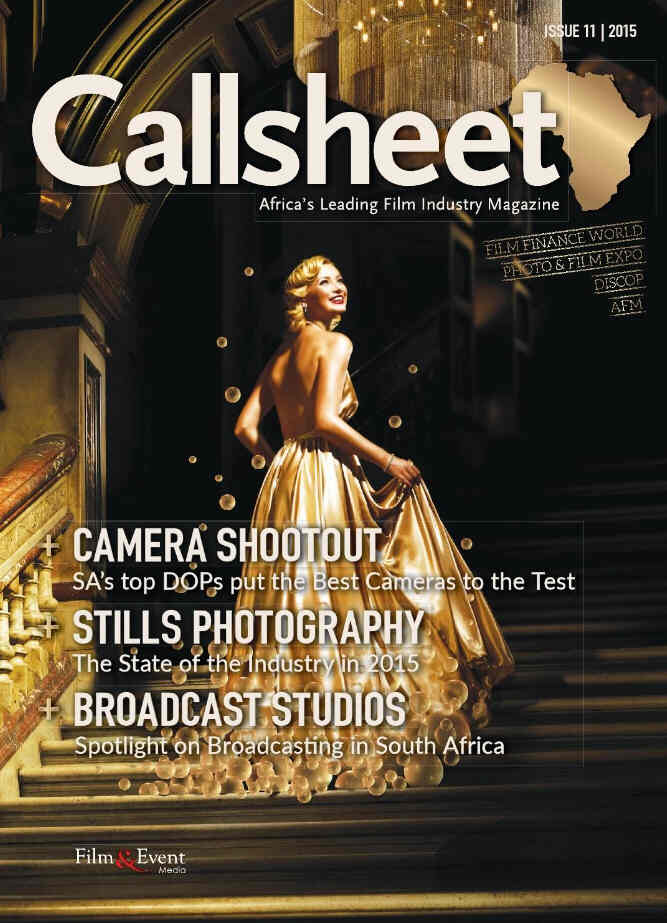 CALLSHEET magazine side cover Issue 11  2015