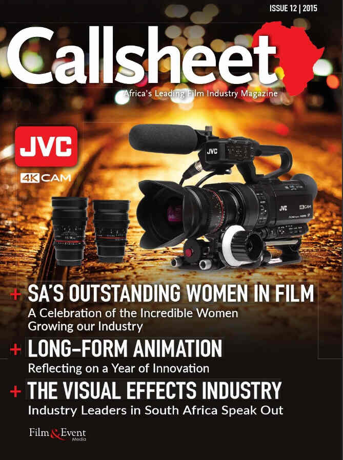 CALLSHEET magazine side cover Issue 12  2015
