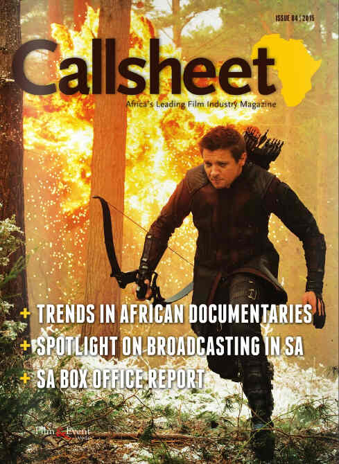 CALLSHEET magazine side cover Issue 4  2015