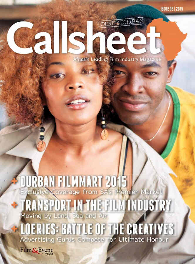 CALLSHEET magazine side cover Issue 8  2015