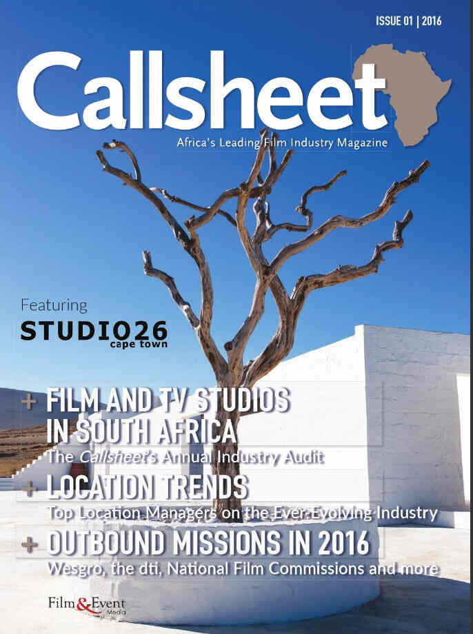 CALLSHEET magazine side cover Issue 1 January 2016