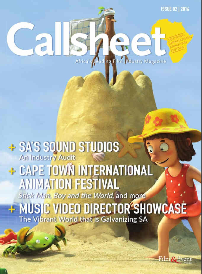 CALLSHEET magazine side cover Issue 2 February 2016