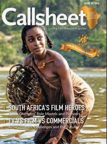 CALLSHEET magazine side cover Issue 10  2016