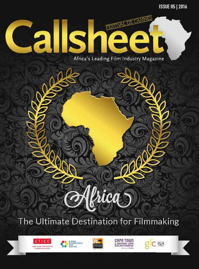 CALLSHEET magazine side cover Issue 5  2016
