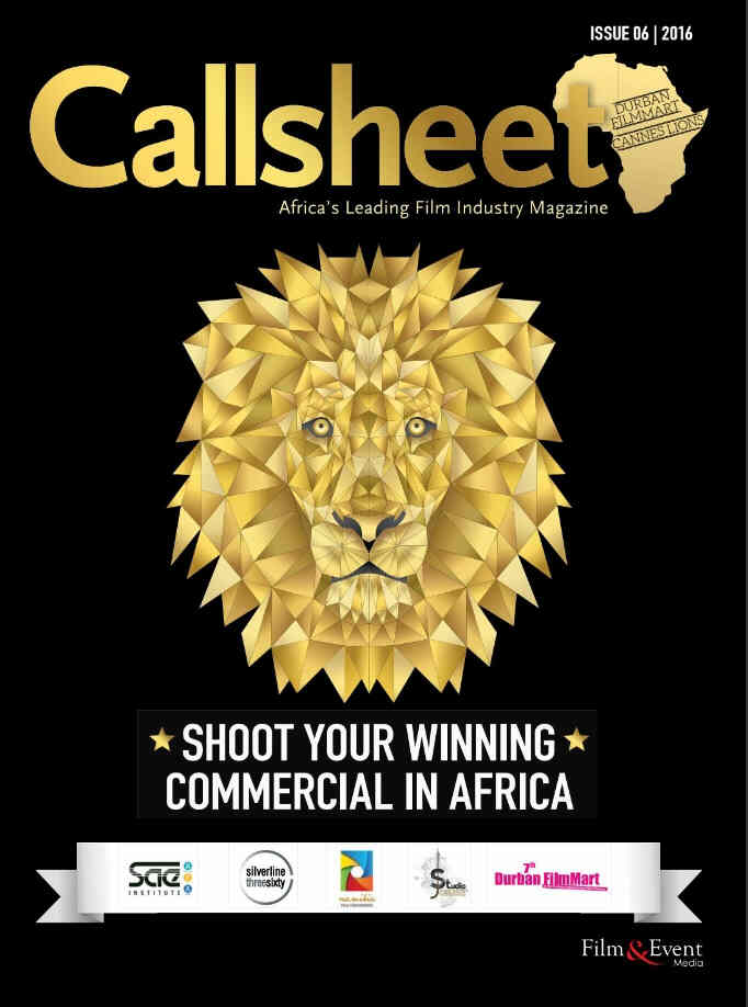 CALLSHEET magazine side cover Issue 6  2016