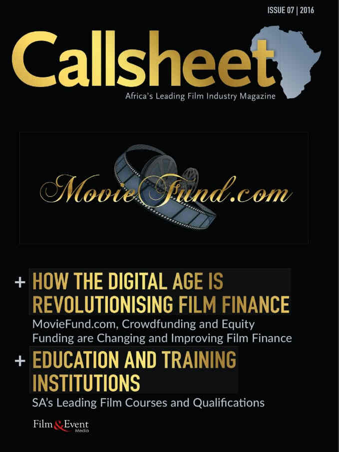 CALLSHEET magazine side cover Issue 7  2016