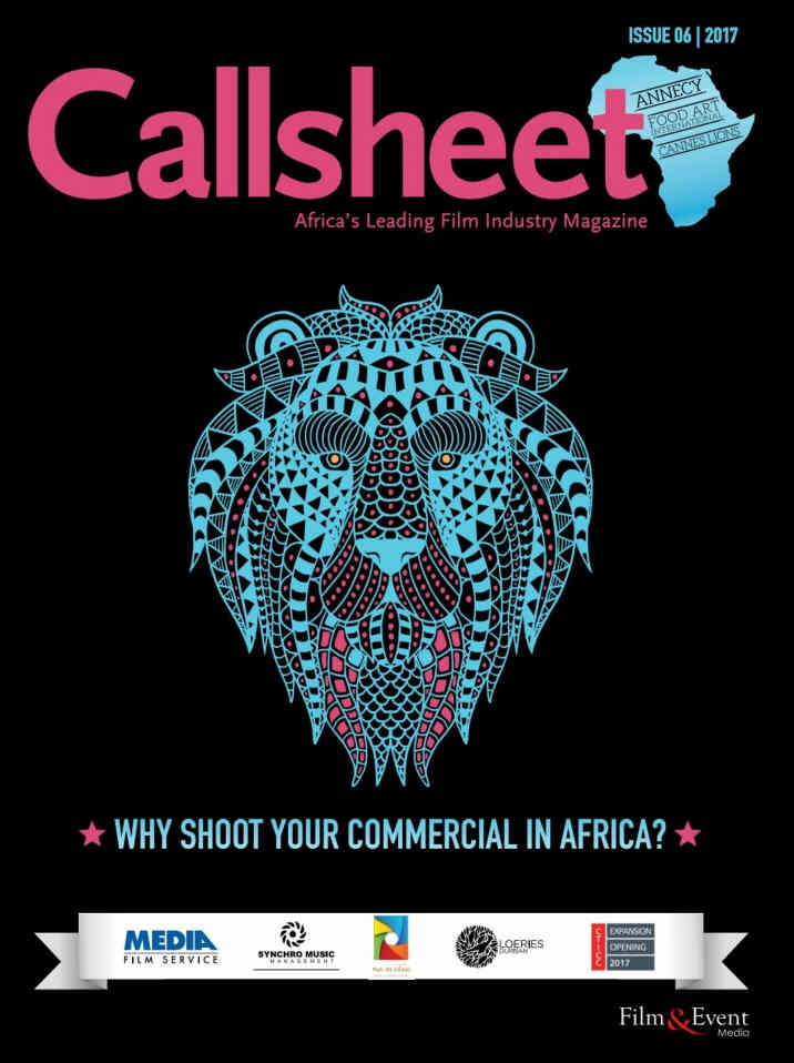 CALLSHEET magazine side cover June 2017