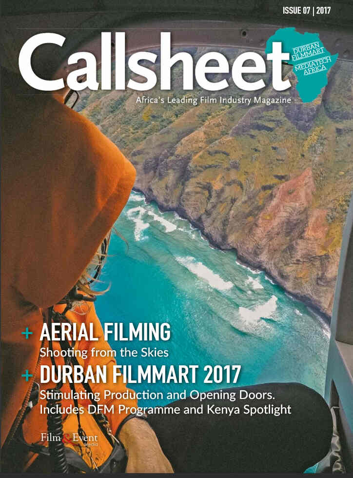 CALLSHEET magazine side cover July 2017