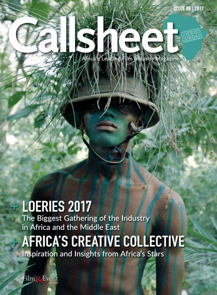 CALLSHEET magazine side cover August 2017