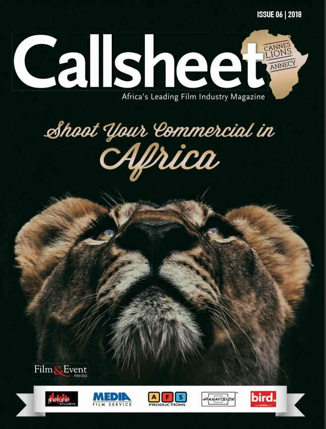 CALLSHEET magazine side cover  June 2018