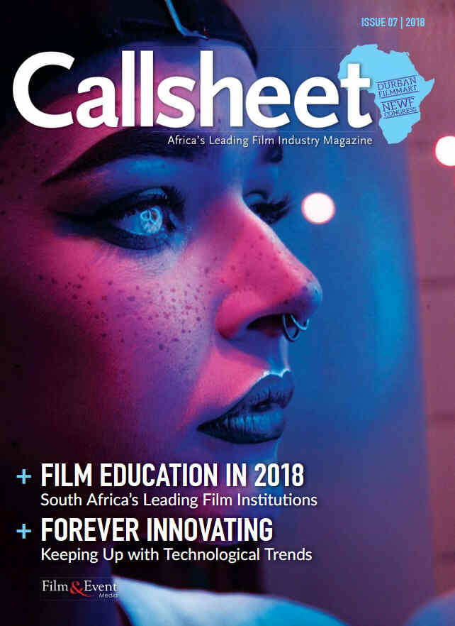 CALLSHEET magazine side cover  July 2018